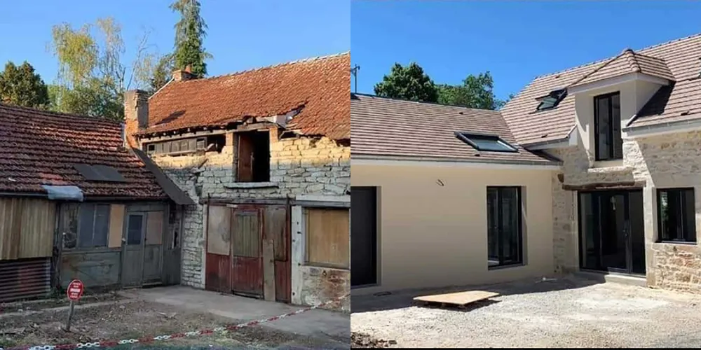 Réfection complète de toiture — chantier Dav Rénov' dans l'Avesnois