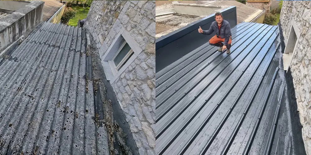 Rénovation et remplacement de couverture de toiture à Maubeuge